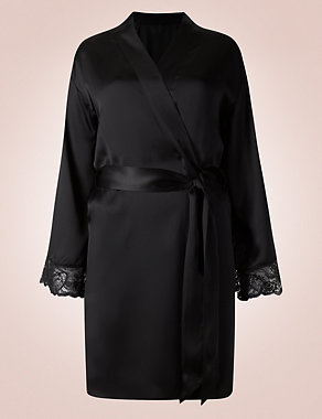 Silk Dressing Gown Image 2 of 4