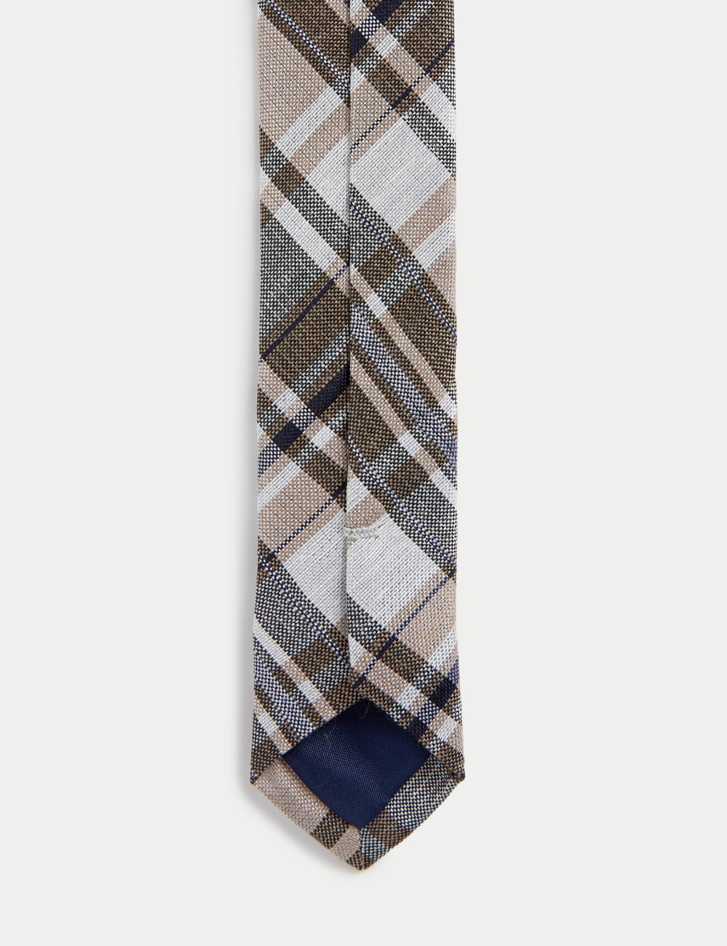 checked tie