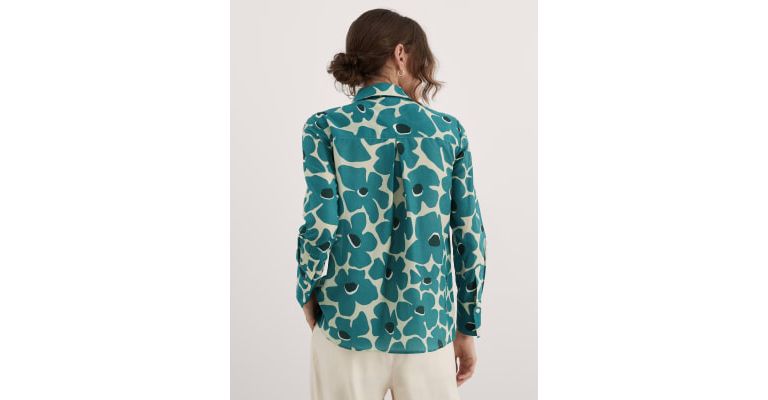 Silk Rich Floral Shirt 5 of 5