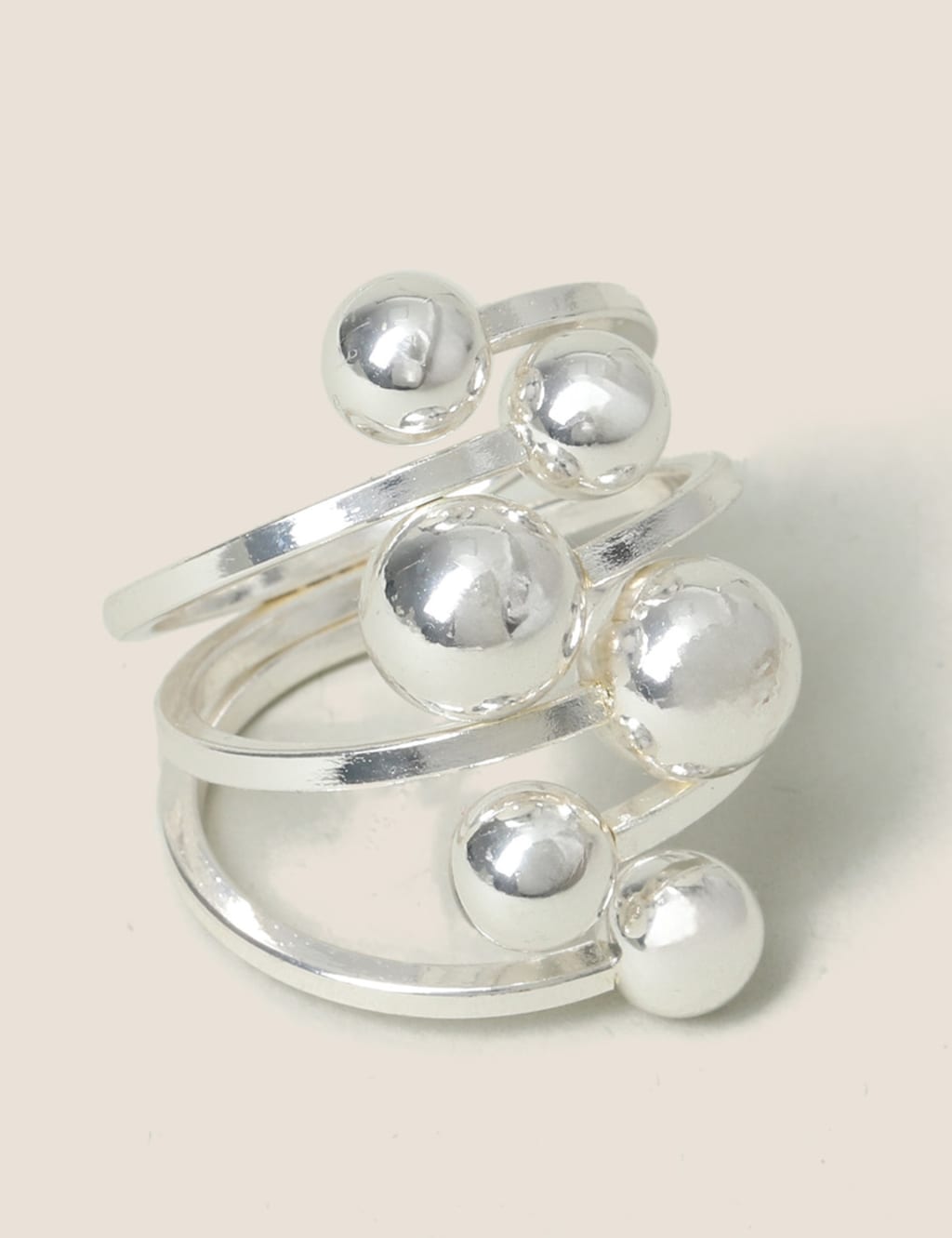 Silver on sale ball ring
