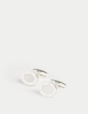 Silver Plated Cufflinks Image 2 of 3