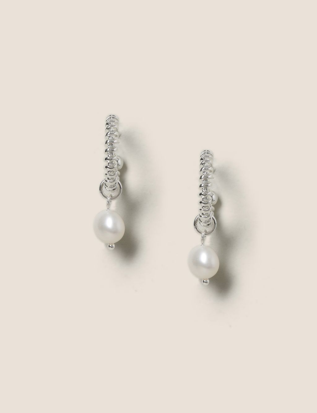 Silver Plated Drop Earrings 1 of 2