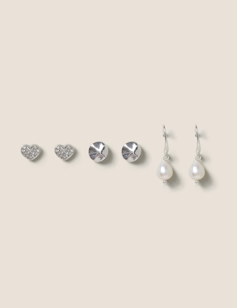 London Stud Earrings 10 Pack, Studs