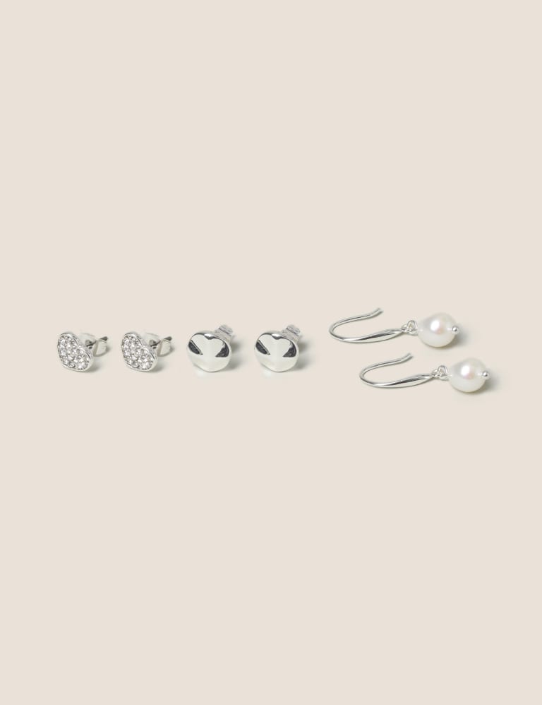 M&s silver hotsell earrings