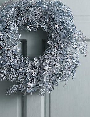 Silver Sparkle Wreath Image 2 of 5