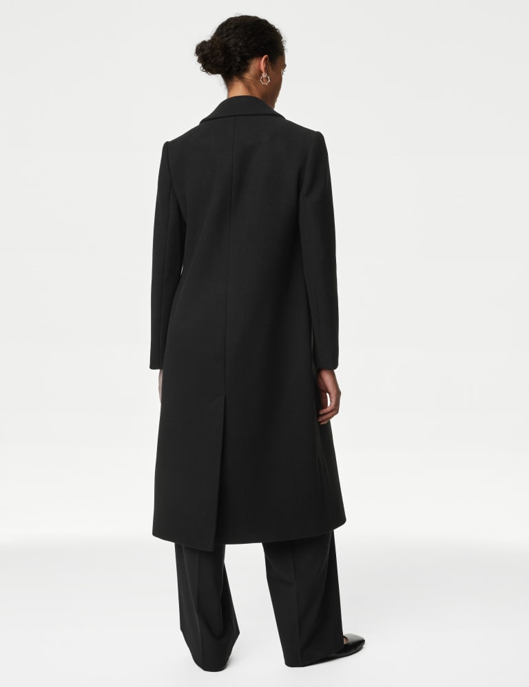 Longline single breasted coat deals