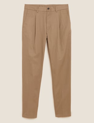 Single Pleat Chinos | M&S Collection | M&S