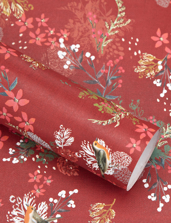 Single Sheet Feast Floral Wrapping Paper Image 1 of 1