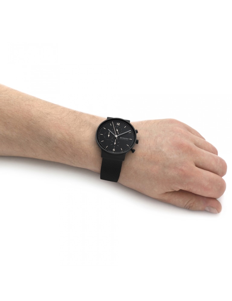 Skagen ancher black cheap
