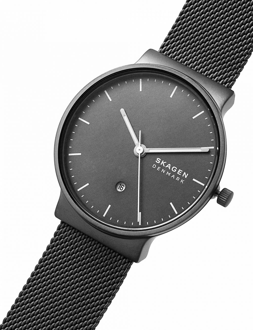 Skagen Anchor Grey Stainless Steel Bracelet Quartz Watch 7 of 7