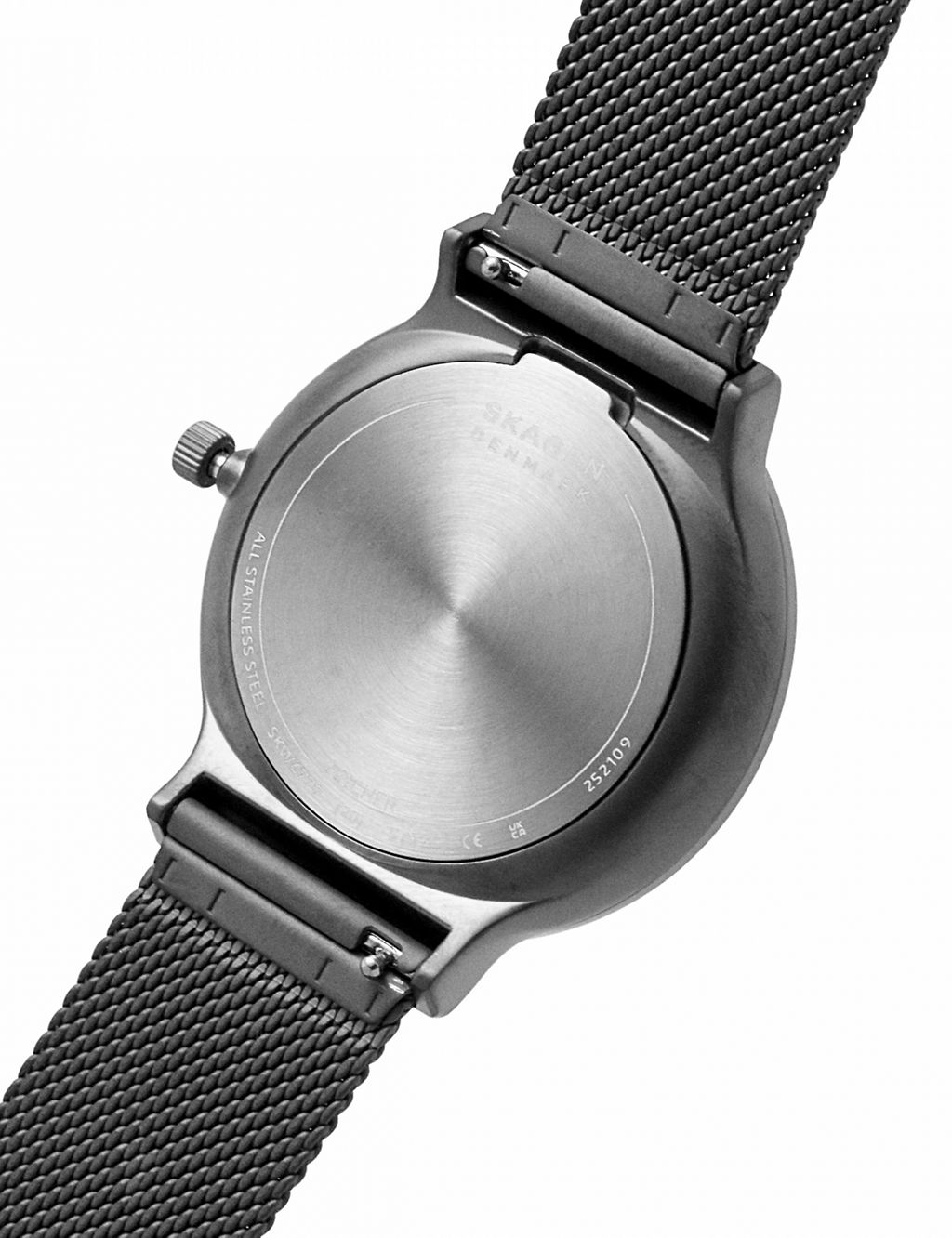 Skagen Anchor Grey Stainless Steel Bracelet Quartz Watch 4 of 7
