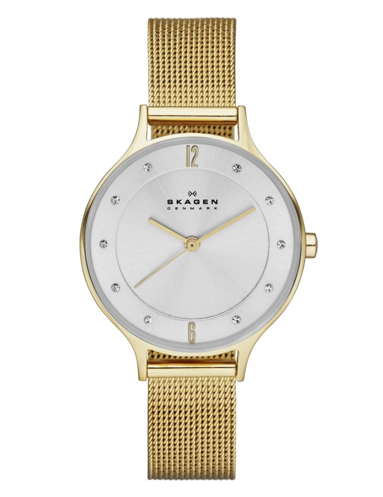 Skagen anita gold watch discount