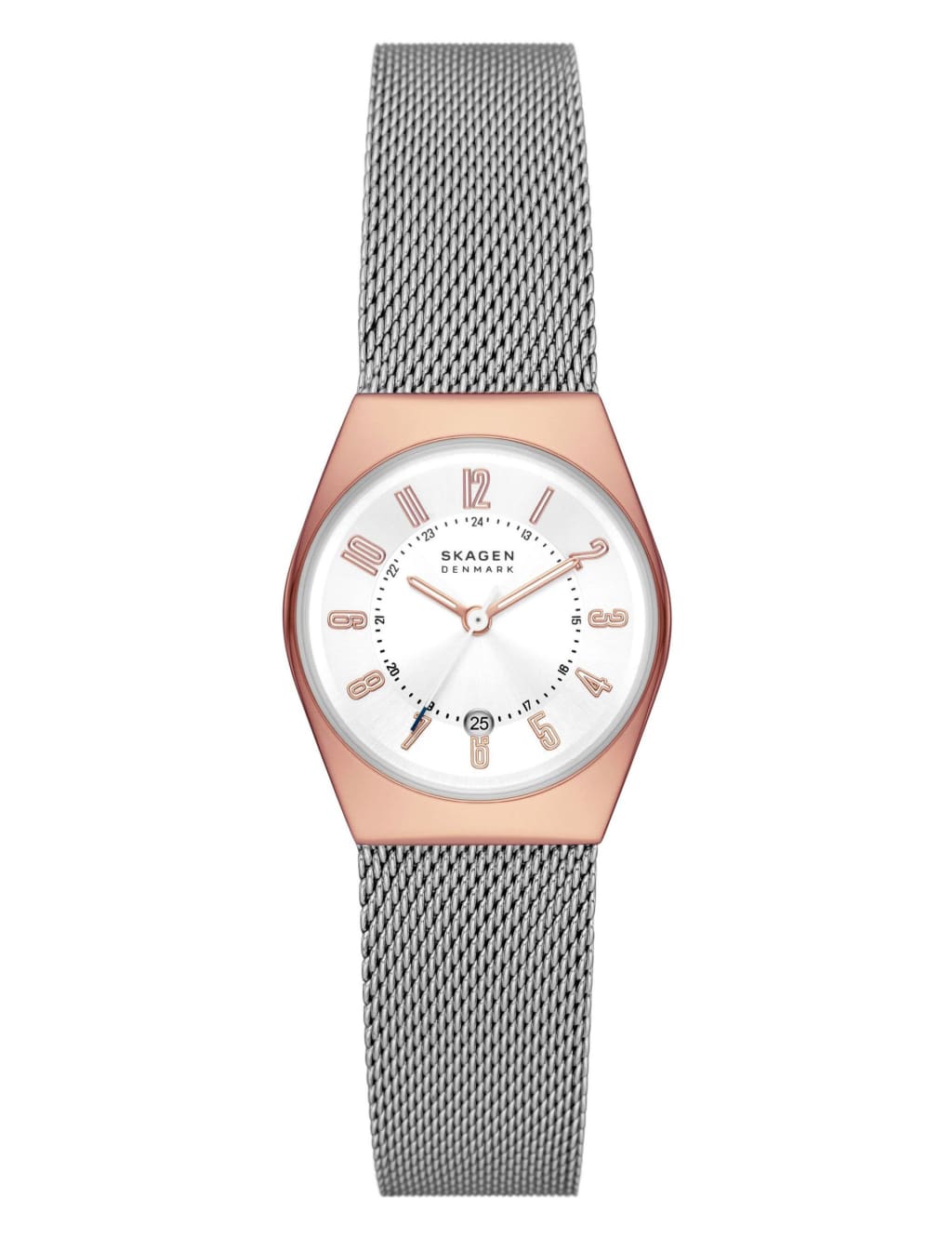 Skagen Grenen Lille Stainless Steel Watch | Skagen | M&S