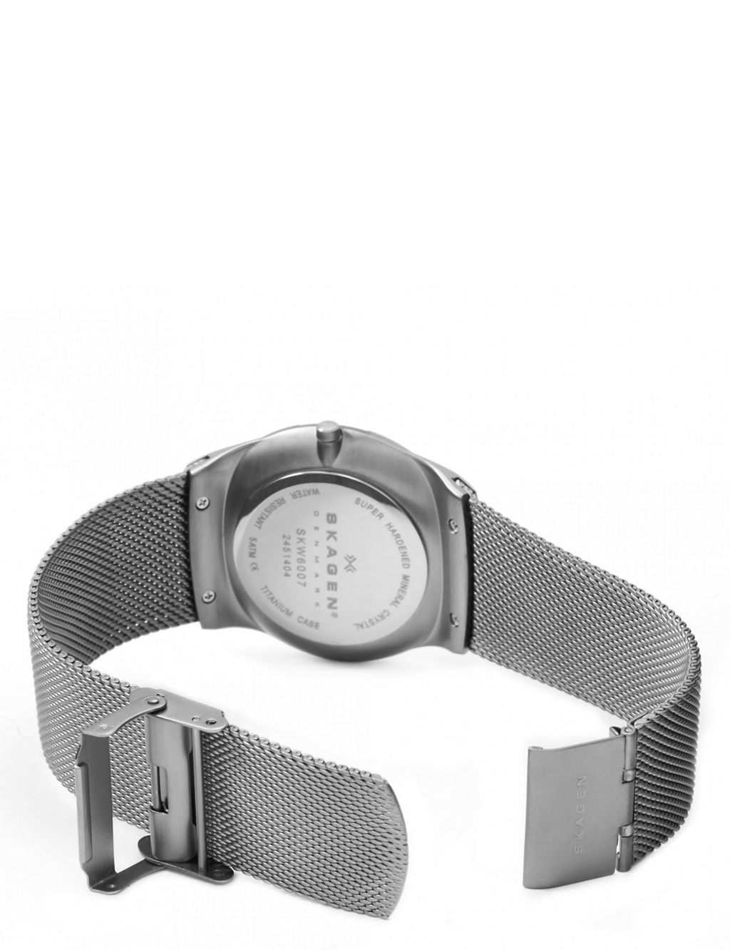 Skagen Melbye Grey Chainmail Bracelet Quartz Watch 5 of 5