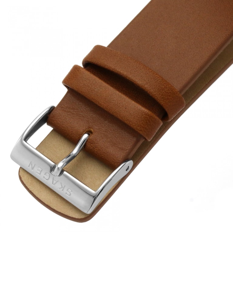 Skagen Signatur Brown Leather Watch Skagen M S