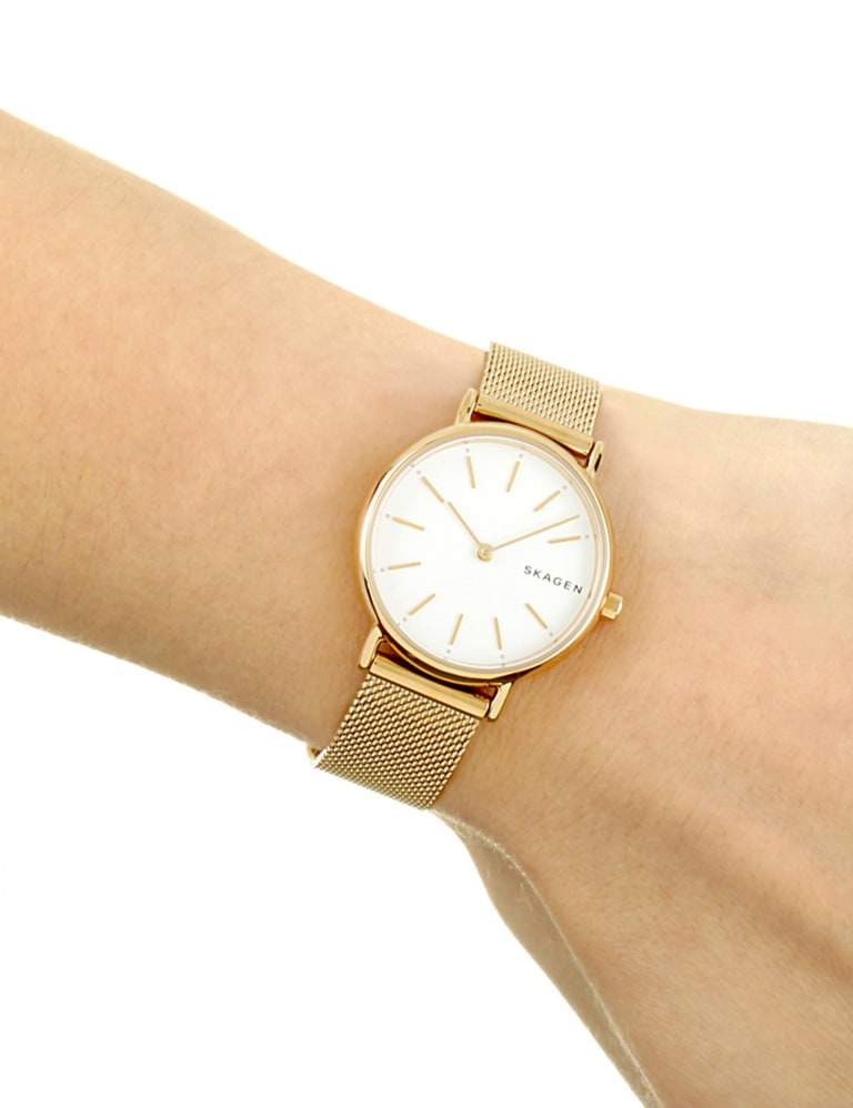 Skagen leather bracelet discount