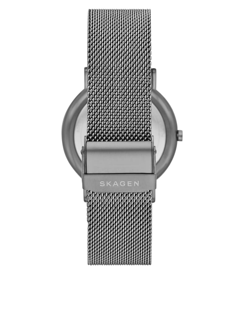 Buy Skagen Signatur Mesh Stainless Steel Watch | Skagen | M&S