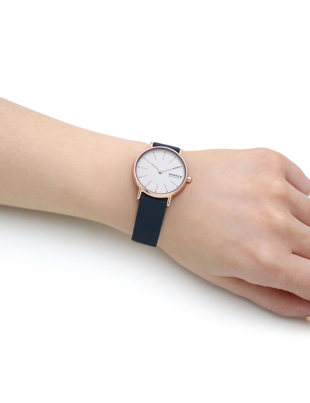 Skagen Signatur Navy Leather Watch Skagen M S