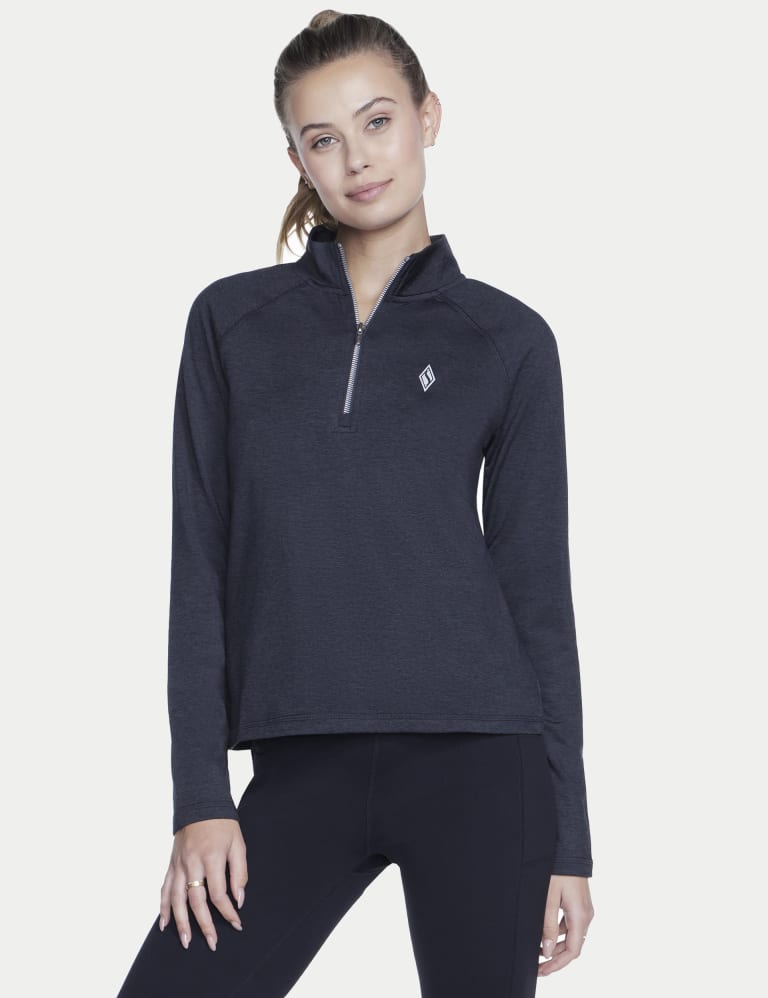 Skechers polo cheap shirt womens grey