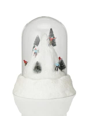 Ski Bell Jar Christmas Decoration M S