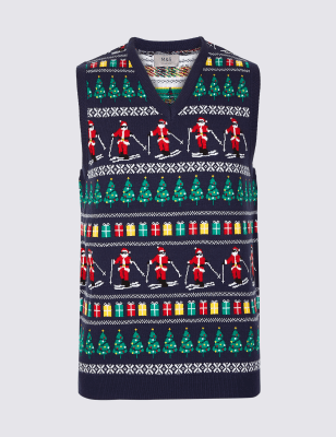 sleeveless christmas jumper