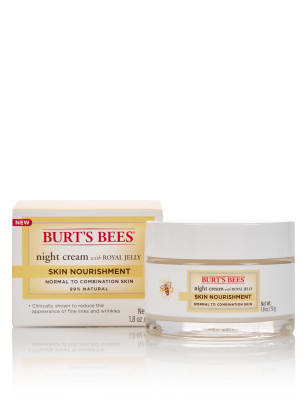 burt's bees night cream with royal jelly skin nourishment