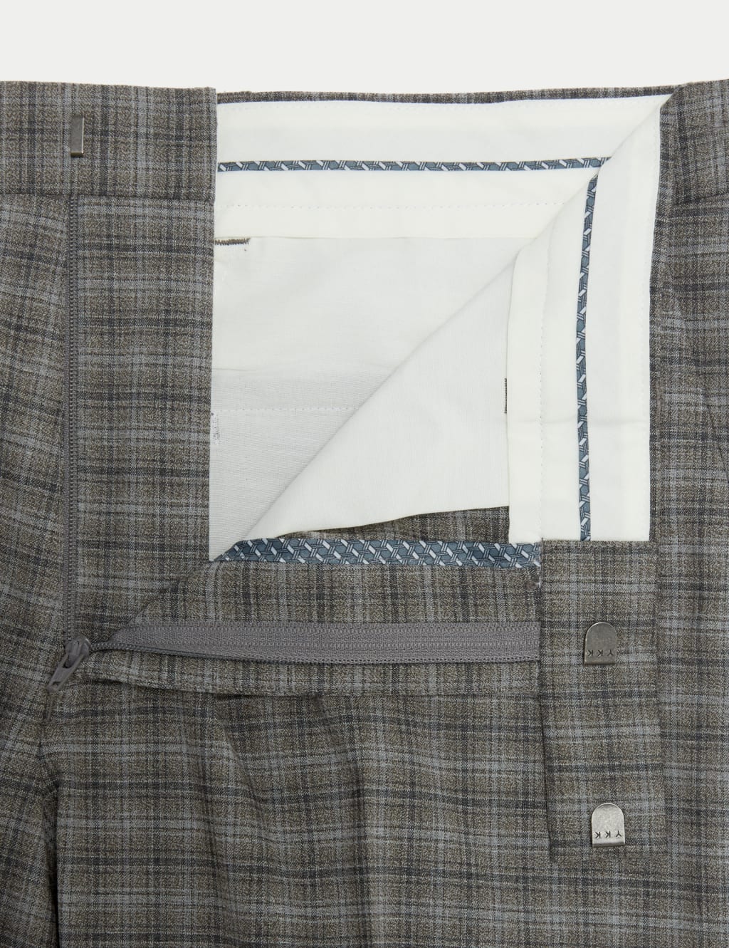 Skinny Fit Check Stretch Suit Trousers M&S Collection M&S