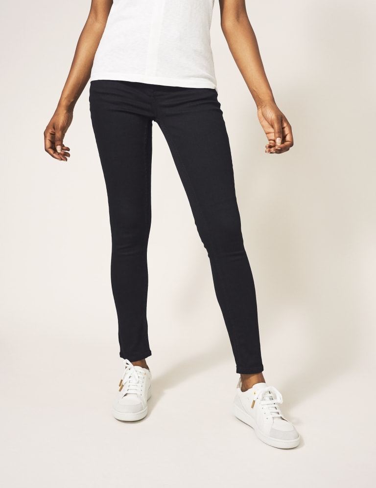 Black harper coated high rise deals skinny jeans