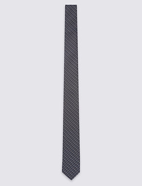 Skinny Fit Micro Brick Tie Image 2 of 3