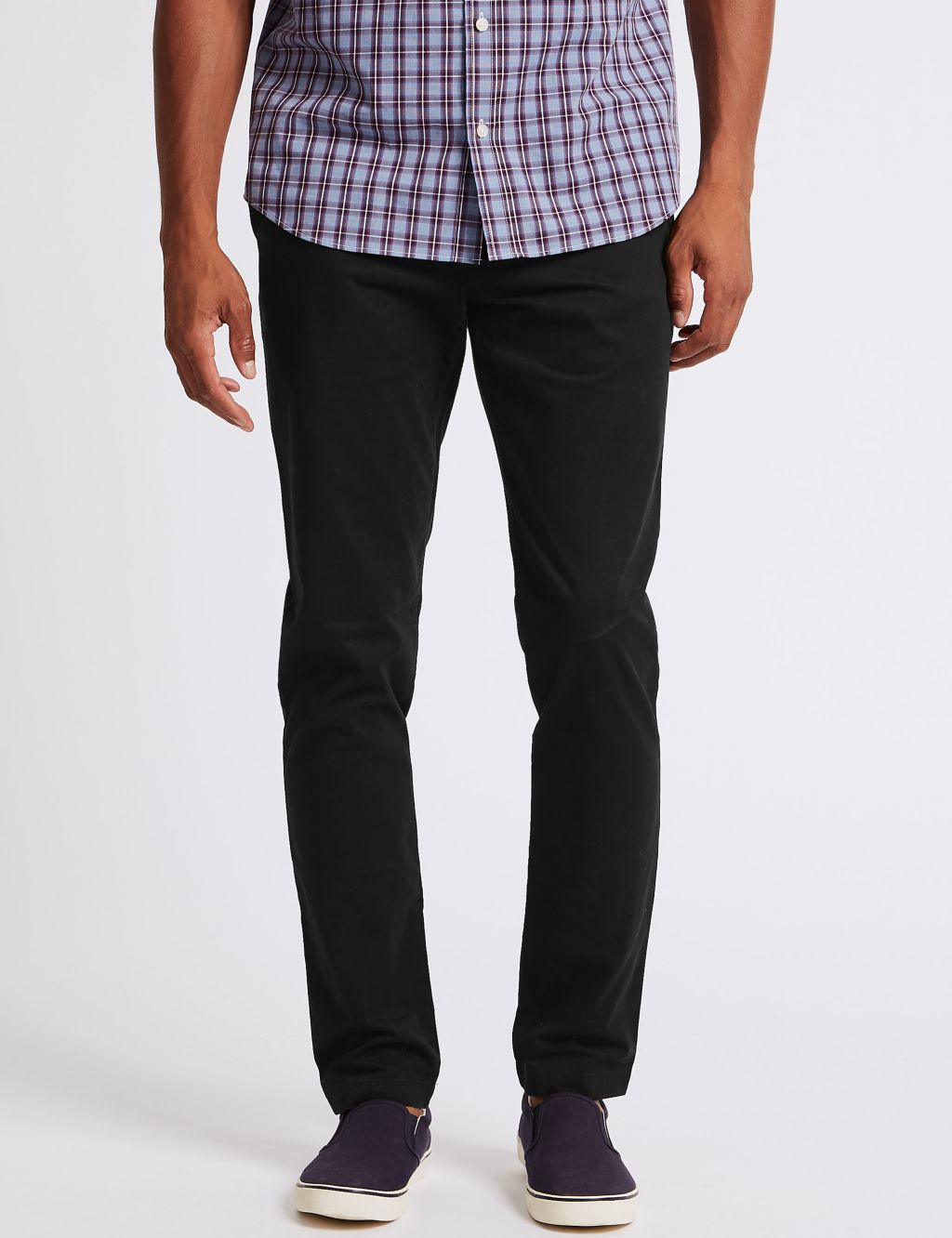 Skinny Fit Pure Cotton Chinos 3 of 5