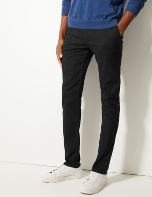 skinny fit chino trousers