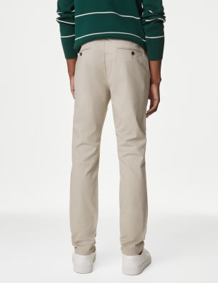 GAP Modern Chino Khaki Pants in Athletic Taper with Stretch