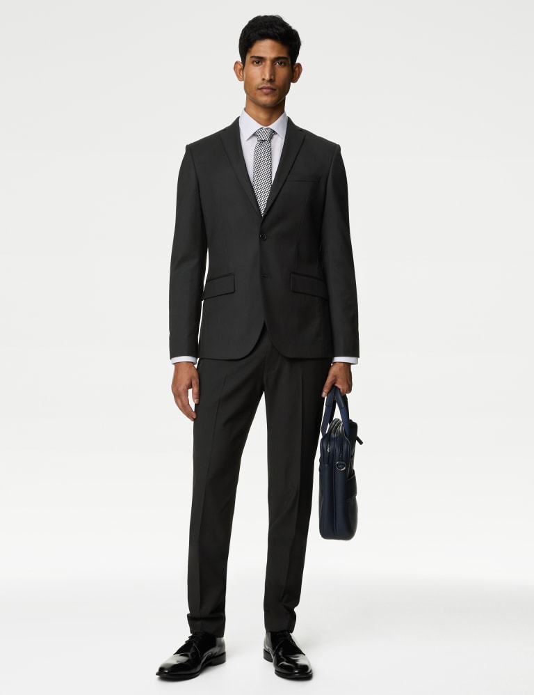 Skinny Fit Stretch Suit Trousers M S Collection M S