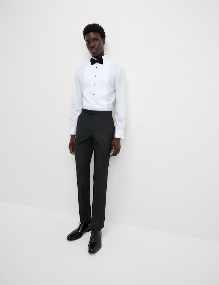 Skinny Fit Stretch Tuxedo Trousers 4 of 7