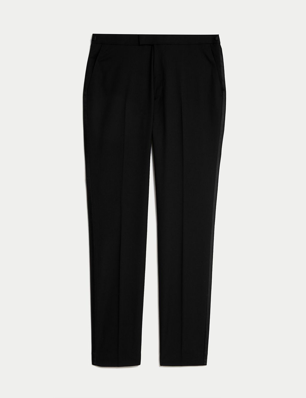 Skinny Fit Stretch Tuxedo Trousers 1 of 7