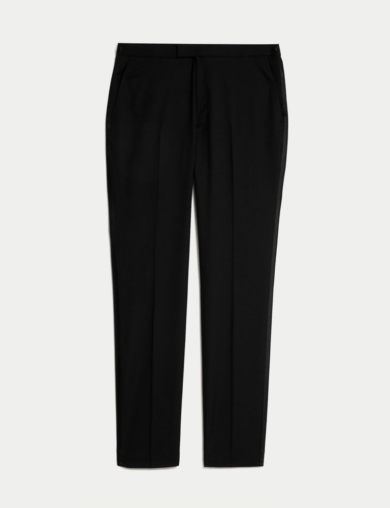 Skinny Fit Stretch Tuxedo Trousers 2 of 7