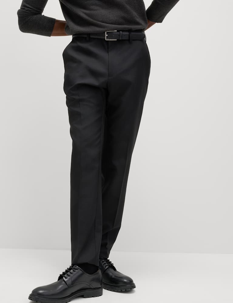 Tight fit clearance black trousers