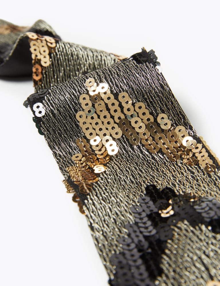 Skinny sequin scarf uk sale