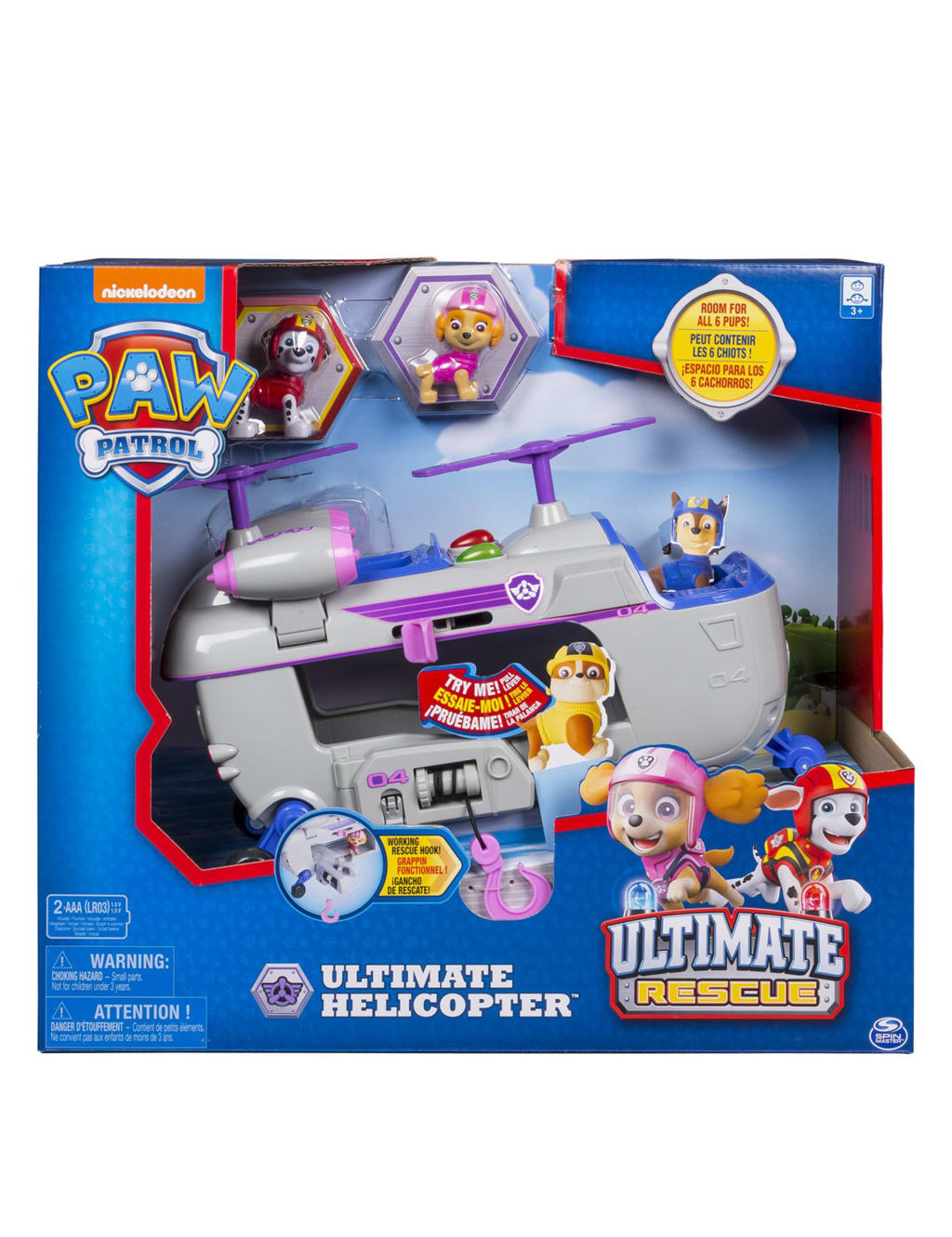 Skye s Ultimate Rescue Helicopter 3 6 Yrs Paw Patrol M S