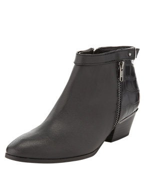 Sleek Biker Boots with Insolia Flex® Image 2 of 5