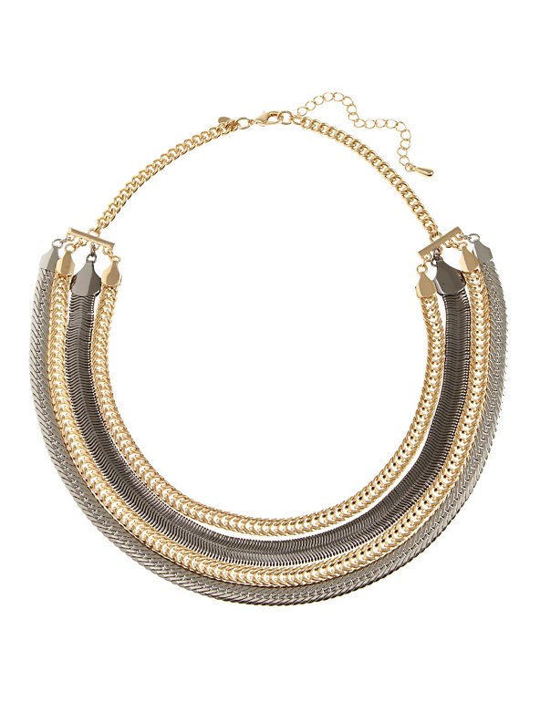 Sleek Multi-Chain Necklace Image 1 of 1