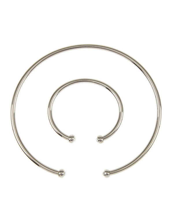 Sleek Necklace & Bracelet Set Image 1 of 1