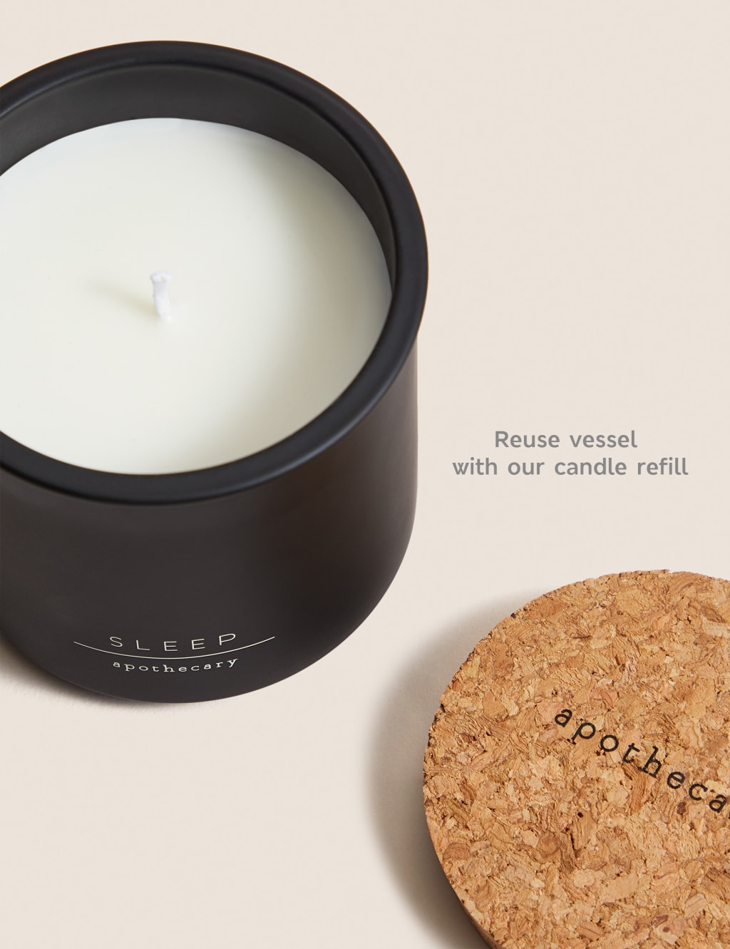 Sleep Refillable Candle Apothecary M&S