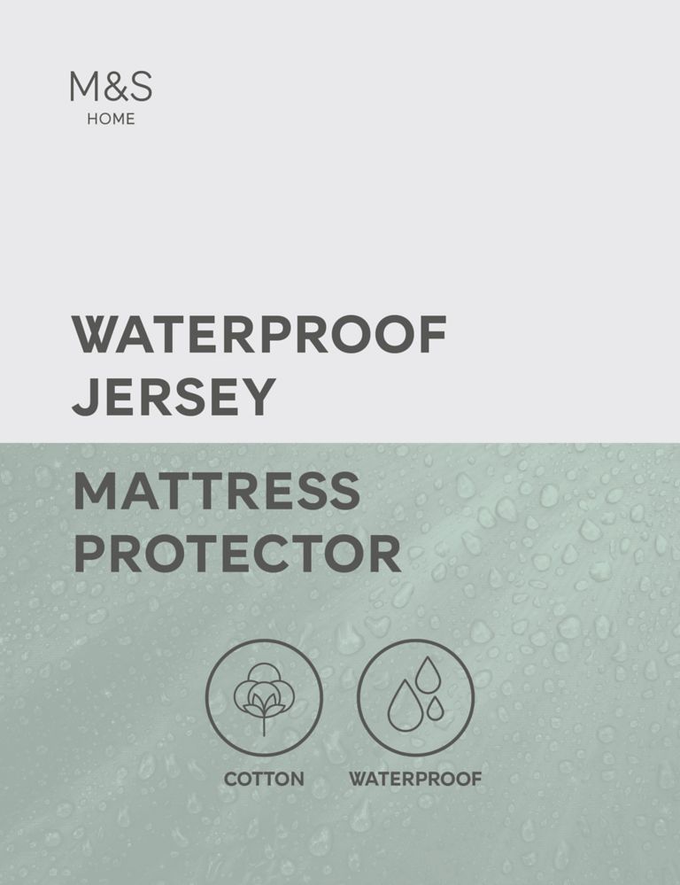 Sleep Solutions Jersey Waterproof Mattress Protector 1 of 6