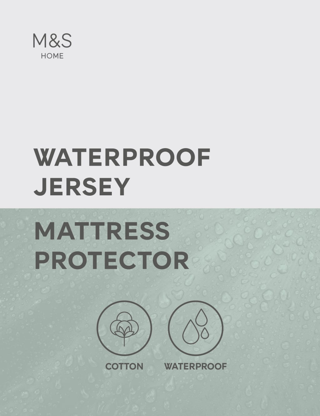 Sleep Solutions Jersey Waterproof Mattress Protector 3 of 6