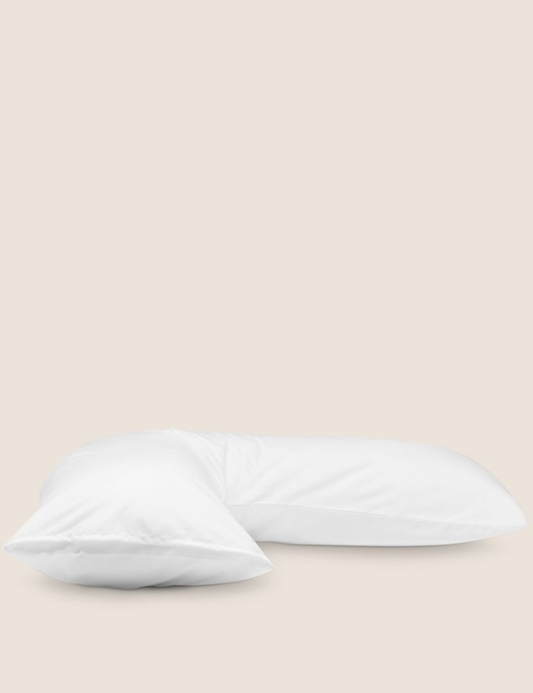 Sleep Solutions Medium V-Shaped Pillow with Pillowcase 4 of 4