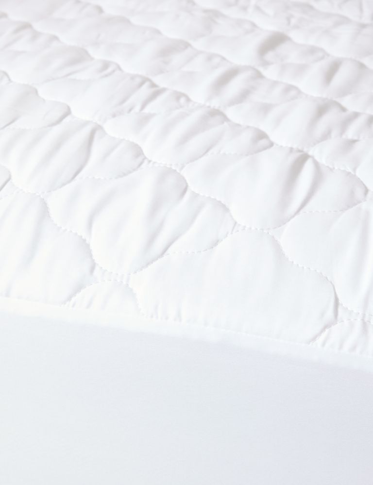 Sleep Solutions Quilted Waterproof Mattress Protector 4 of 6