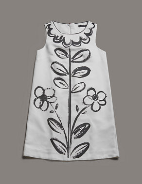 Sleeveless Floral Shift Dress (5-14 Years) Image 2 of 3