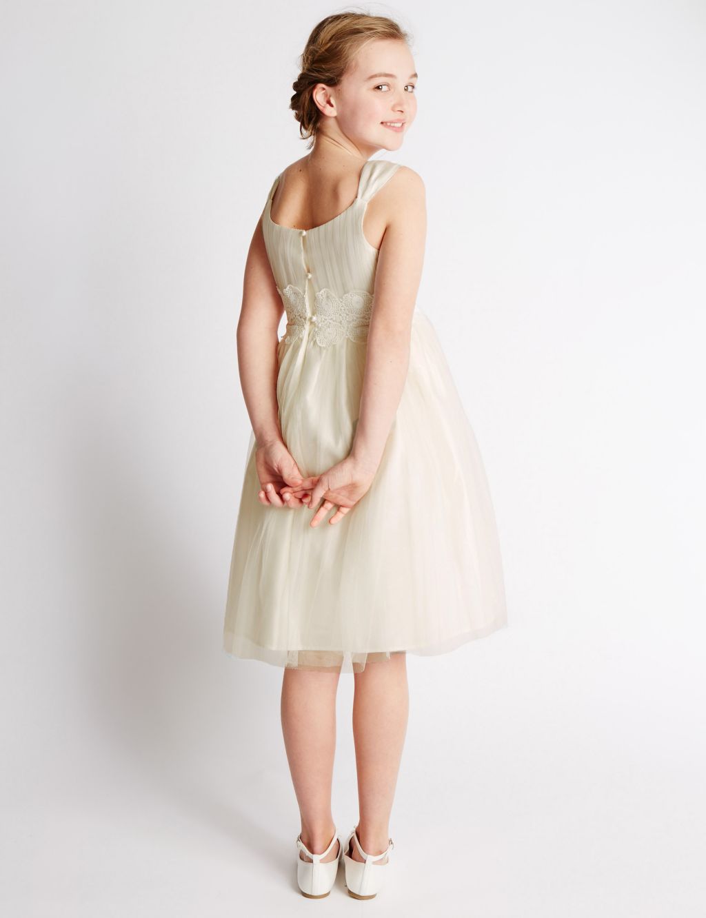 Sleeveless Tulle Dress (7-14 Years) 2 of 3