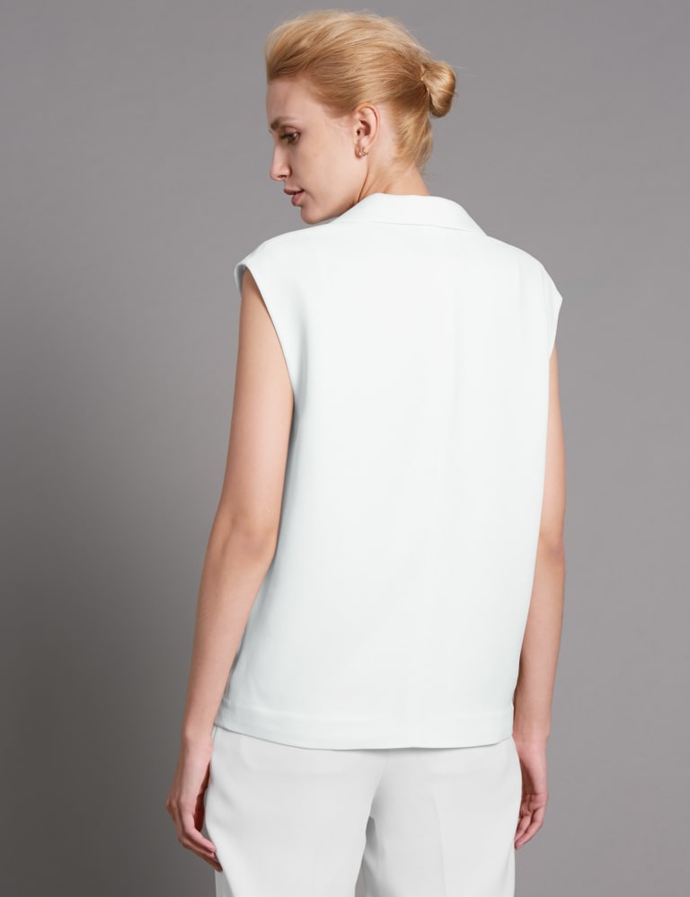 Sleeveless Tuxedo Jacket Autograph M&S